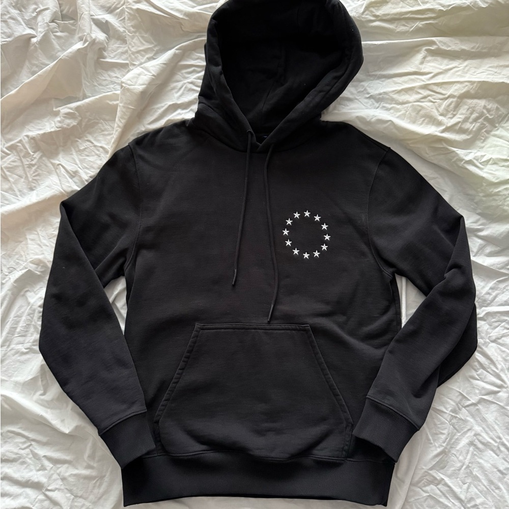 Black Hoodie with Star Design